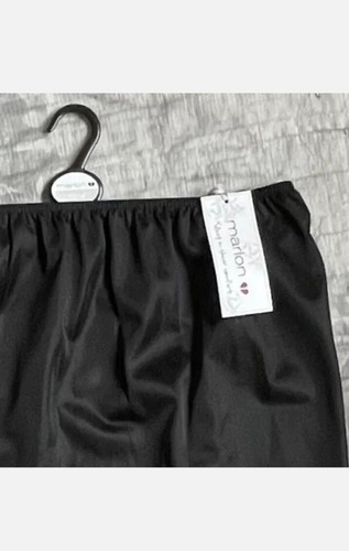 🖤 Marlon Sheer Comfort Womens Underskirt Half Slip 24" Black Size 16/18 - BNWT - Picture 3 of 3