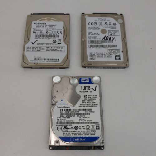 2.5" Hard Drive HDD 500GB 750GB 1TB 2TB 100% Health - Various Brands - Charity - Picture 1 of 5