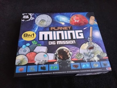 Planet Mining Kit 8-teilig Edelstein Graben Werkzeug Set für frühe pädagogische Erde-Neu