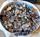 HUGE LOT Vintage Watches Wristwatches Timex Digital Relic Nautica Golf BLING NR