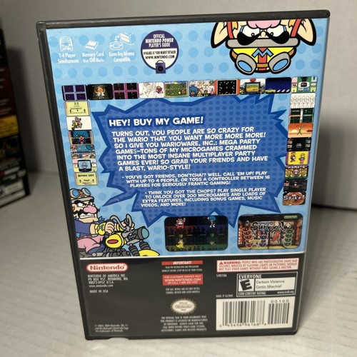 Wario Ware Mega Party Games (GameCube, 2004) CIB Nintendo Video Game Complete - Picture 7 of 7