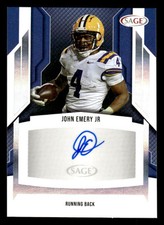 2024 SAGE HIT #A-JEJ John Emery Jr. Autographs Silver