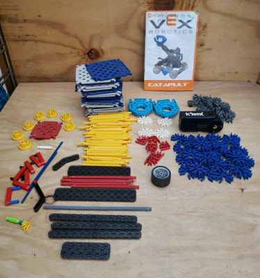 K'nex Mixed Loose Parts Lot Vex Catapult Robotics