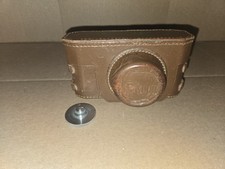 Vintage Canon Brown Leather Camera Case