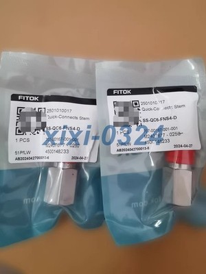 1PCS NEW  FITOK  SS-QC6-FNS4-D  1/4 internal thread NPT connector  DHL shipping