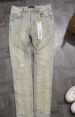 Purple Brand P001 Slim Fit Super Light Oil Repair Jeans