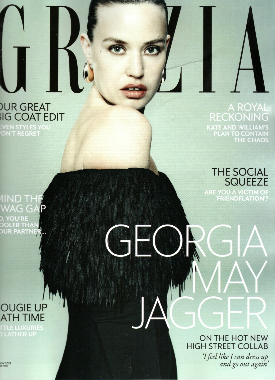 Grazia UK Mag November 10 2025 Georgia May Jagger, Susie Lau, Anok Yai
