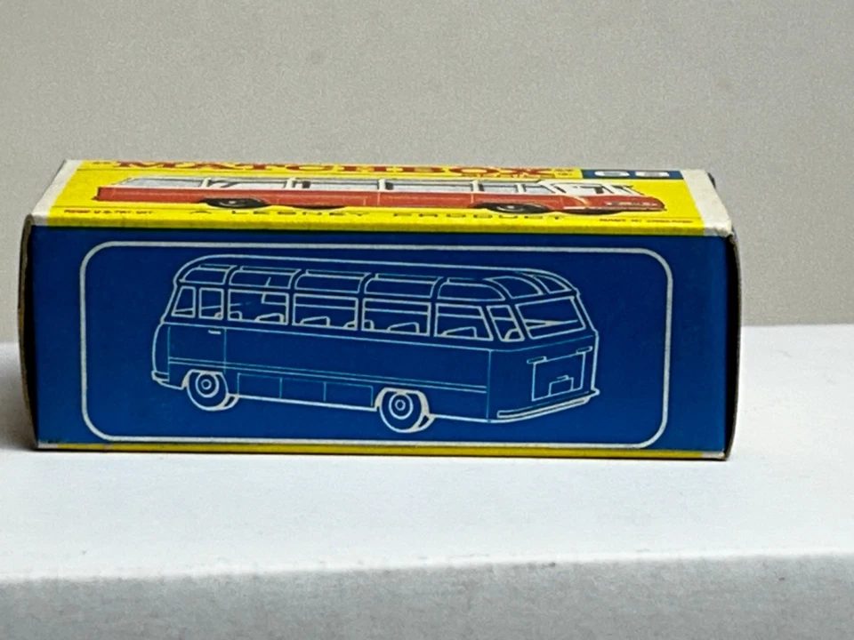 Matchbox No. 68 Mercedes Bus with F-Type Original Box - Image 4 of 4