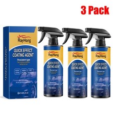 3pcs Car Coating Spray Set Quick Effect Coating Agent Quickly Coat Car Wax New 3pcs Car Coating Spray Set Quick Effect Coating Agent Quickly Coat Car Wax New