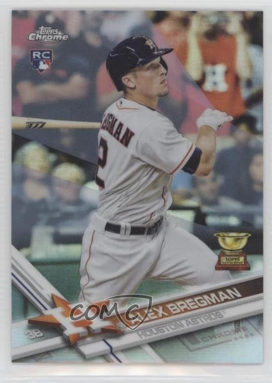 2017 Topps Chrome Refractor Alex Bregman (Batting) #9 8k4