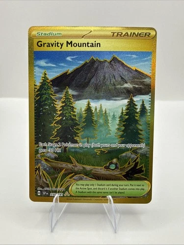 Gravity Mountain Hyper Rare 250/191 Pokemon Card - SV08: Surging Sparks - NM