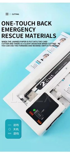 A4 Heavy Duty Fine Adjustment Electric Business Card Cutter QG-02 - Picture 9 of 12