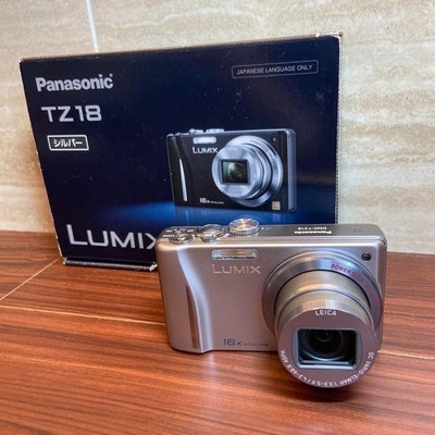 Panasonic LUMIX DMC-TZ18 Compact Digital Camera Silver Excellent