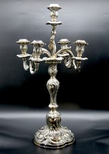 Old Kandelaber 1880 Silberleuchter 840er Silber Kerzenleuchter Ru&szlig;land Expertise