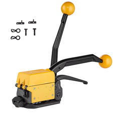 Steel Strapping Tool Manual Sealless A333 Bander 12.7–19mm Packing Tensioner