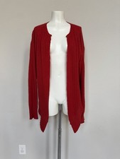 MIU MIU Red Wool Short Back Cardigan Size 40