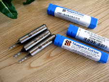 LOT OF 3 NEW NIAGARA CUTTER HSS END MILL 1/8 X 3/8 X 3/8 X 2-5/16 EDP N35041