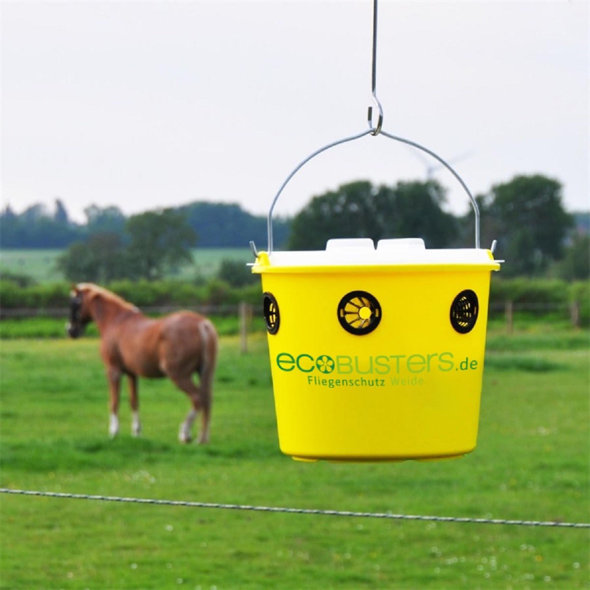EcoWeide Fliegenfalle Für Stall & Garten – Ohne Lockstoff, Bis Zu 90% Weniger Fliegen, Umweltfreundlich