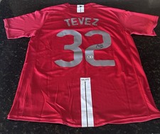 Maglia Manchester United Carlos Tevez firmata Mosca 2008 Beckett autenticata