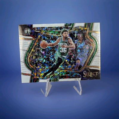 MARCUS SMART - 2022-23 Select  #235 Courtside White Disco Prizm #'d/75 Celtics
