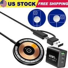 20W MagSafe Charger Wireless Charging Pad For iPhone 16 15 Pro Max 14 Plus 13 12