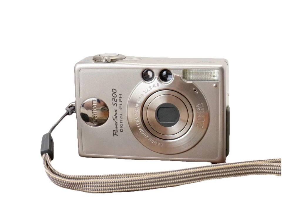 Canon PowerShot S200 Digital Elph Camera 2MP Bundle W/ Box & Extras - Image 4 of 4