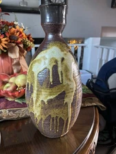 Spectacular MCM William (Bill) Sage Huge Studio Pottery Vase Vintage