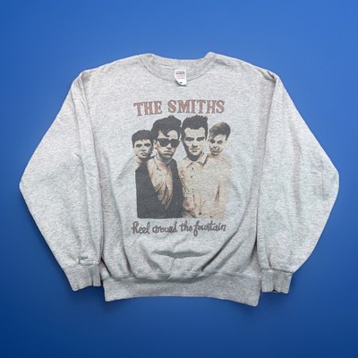 VTG The Smiths Morrissey Gray Sweatshirt Mens Medium Reel Around The Fountain