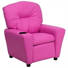 Bowery Hill Contemporary Vinyl Kids Recliner ...