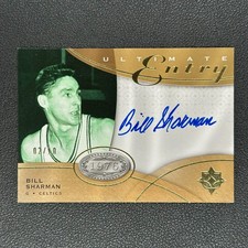 2008 UD Ultimate Entry Bill Sharman Auto 02/10 Gold Celtics#Z