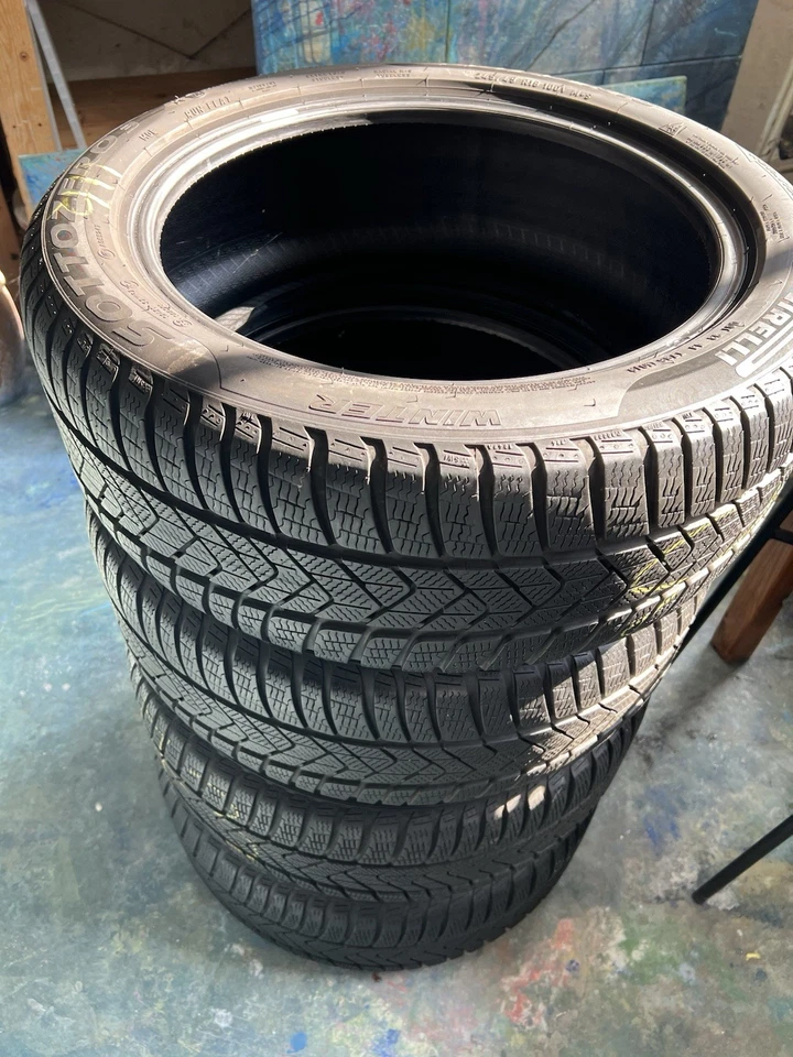 4PKW Winterreifen Pirelli Winter Sottozero 3,   245/45 R18 100V, (RSC) , RUNFLAT - Bild 4 von 4