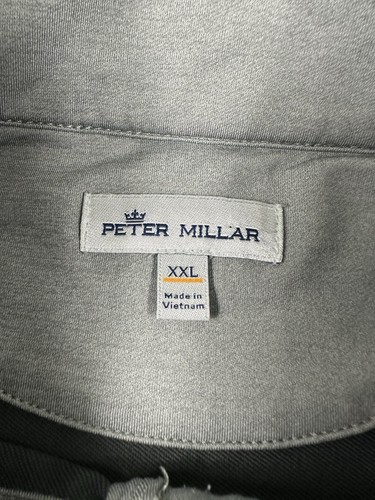 Peter Millar Gray Arizona Wildcats 1/2 Zip Men’s Golf Pullover Size 2XL XXL - Picture 5 of 7