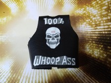 Custom Stone Cold Steve Austin Whoop A$$ Leather Vest Action Figures Mattel  WWE