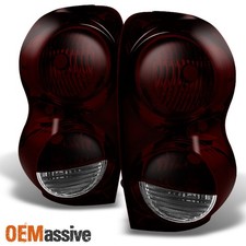 Fits 2004-2009 Dodge Durango Suv Dark Red Rear Tail Lights Replacement Pair