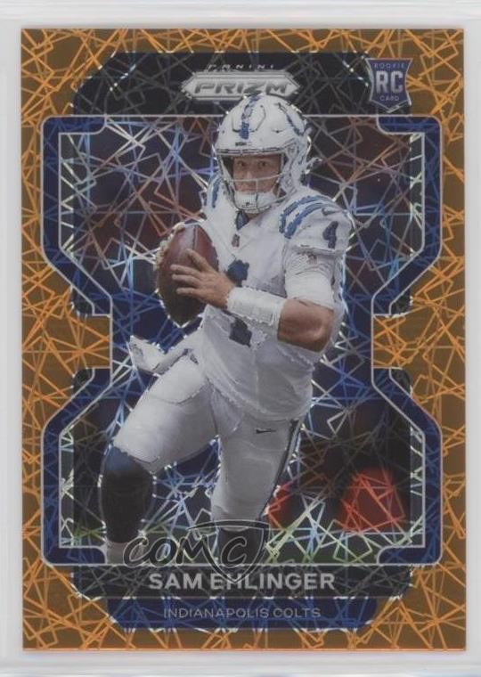 2021 Panini Prizm Rookie Lazer Prizm Sam Ehlinger #395 s1i