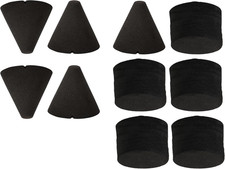 Yibuy 10Pcs Electronic Drum Piezo Trigger Foam Cone Cylinder Pad Replacement B