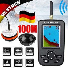 100M Kabellos Clever Fischfinder mit Sonarsensor für Angelköderboote Futterboot