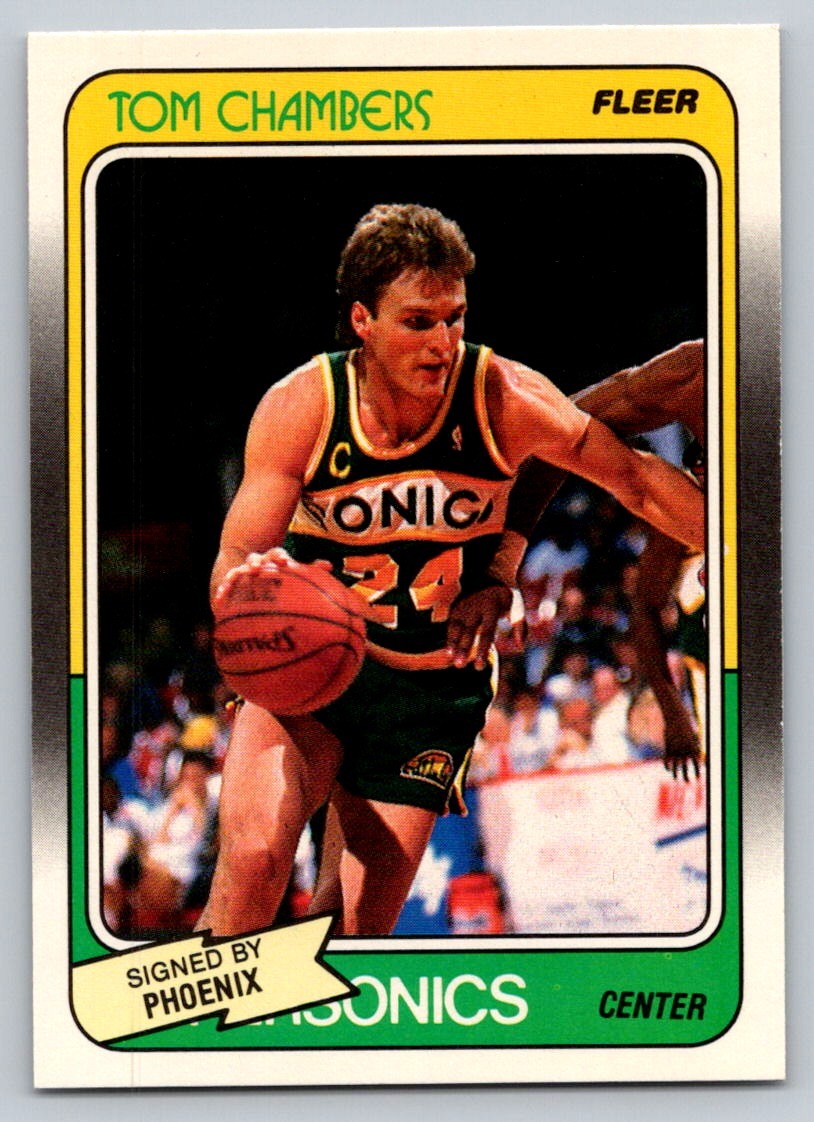 1988-89 Fleer Tom Chambers #106 - Phoenix Suns