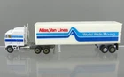 Vintage 1982 Road Champs 1:87 Diecast Atlas Kenworth COE Semi Tractor Trailer VG