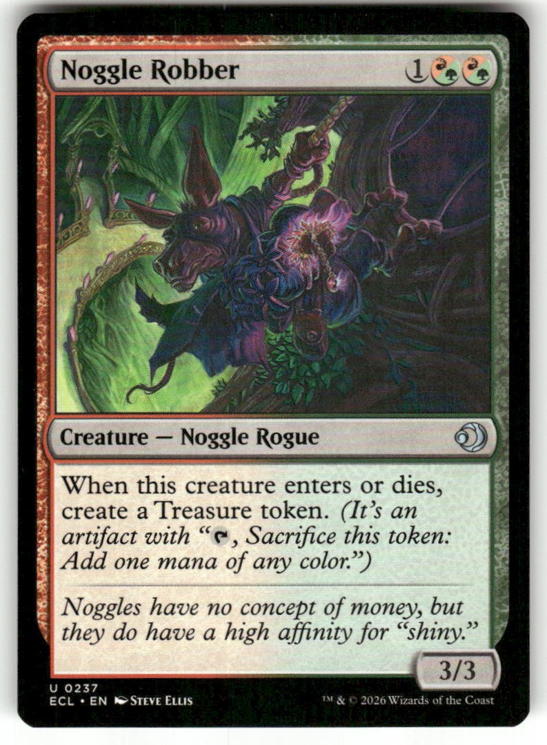 Noggle Robber 237 Uncommon Lorwyn Eclipsed Magic: The Gathering Near Mint