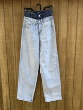Wild Fable 90s Relaxed Straight Jeans Women  s 00 x 31 Double Waistband NWT
