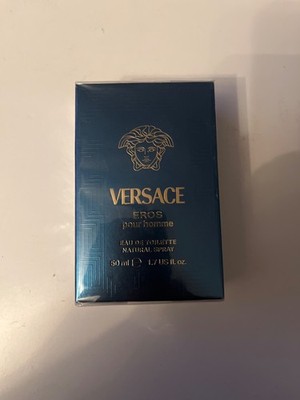 NEW~ Versace EROS pour homme Eau De Toilette 50 mL 1.7 oz Natural Spray Men's