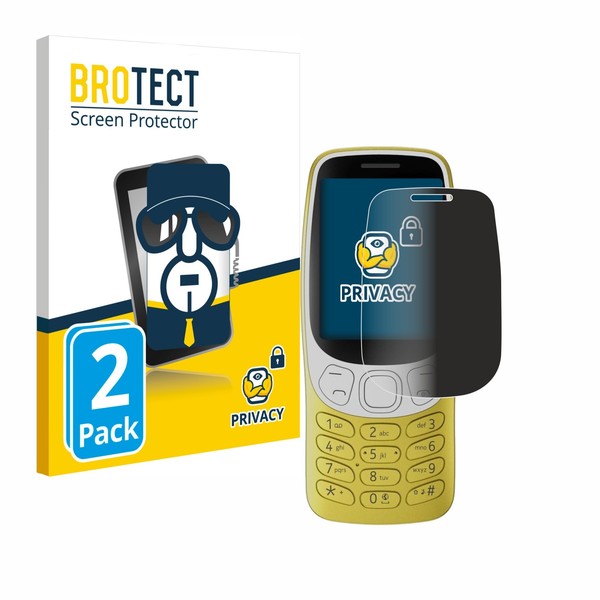 2X Blickschutz Folie FüR Nokia 3210 Displayschutz Privacy-image