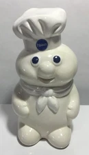 Vintage 1988 Ceramic Pillsbury Doughboy Coin Bank “1988 PILLSBURY COMPANY” - 8"
