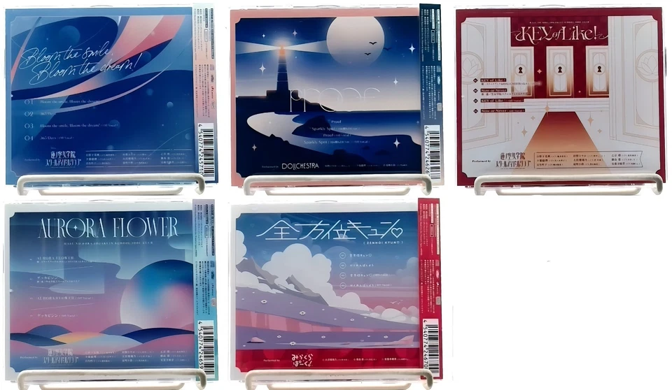 Love Live Hasu no sora Jogakuin School Idol Club CD single 5 SET Hasunosora - Image 2 of 4