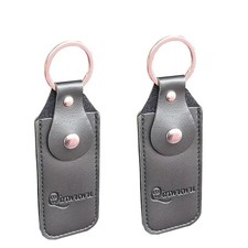 XXHong 2PCS Leather USB Storage Case - USB Flash Drive Leather Cover Black