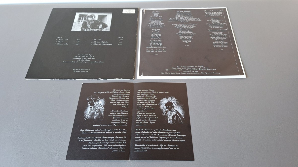 LACRIMOSA ** original Vinyl LP ** Angst with mini-booklet (1991