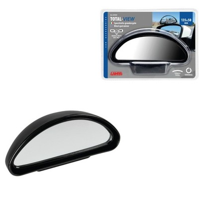 LAMPA Total View 135x50mm Universal Convex Mirror for Wide Angle Viewing