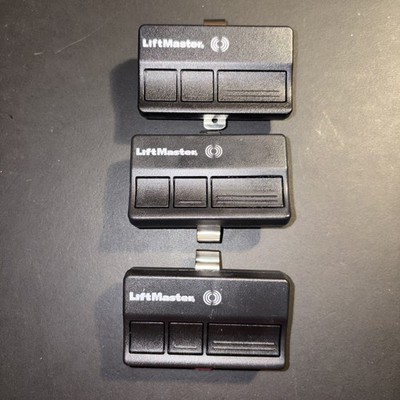 LiftMaster 373LM Garage Door Remote    3-Button Opener ORIGINAL LOT OF 3