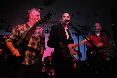 Billy Bragg Mick Jones Wayne Kramer perform live on stage at the B- Old Photo